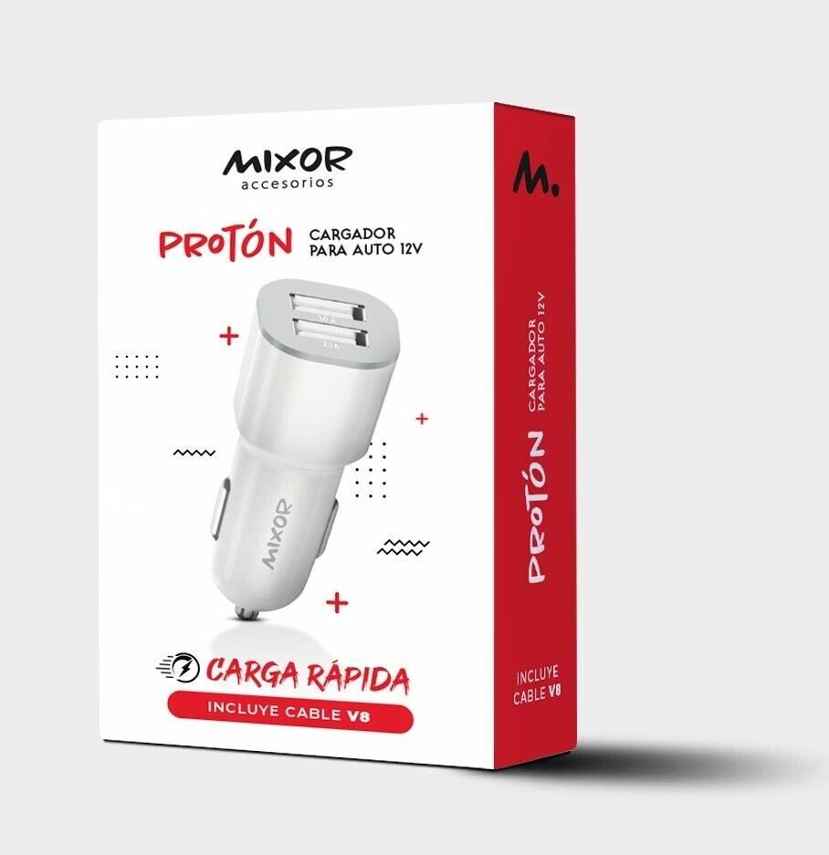 CARGADOR PARA AUTO TIPO C 12V MIXOR PROTON